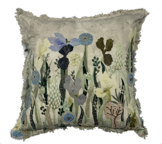 Dekokissen Floral — 3D bestickt