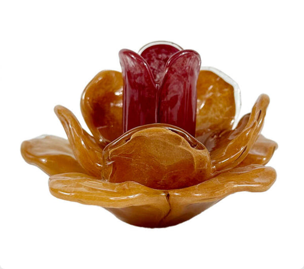 Kerzenhalter Glas — Peach