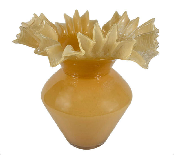 Glasvase Peach — großes Statement-Piece