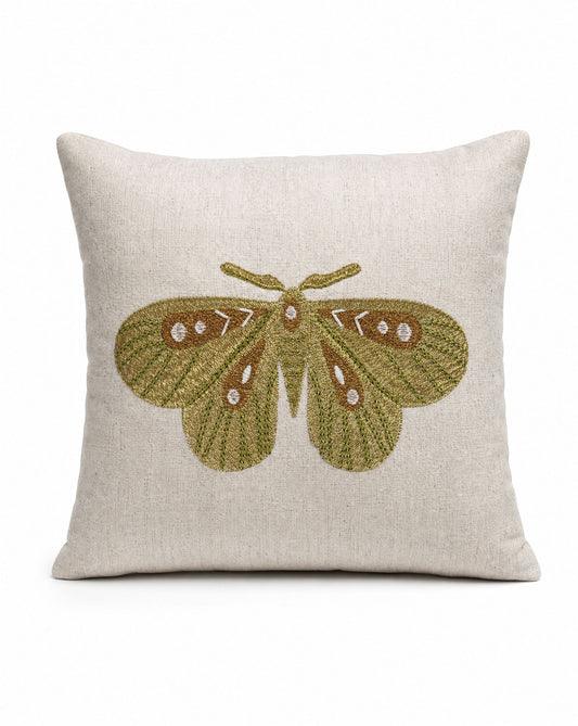 Dekokissen Schmetterling 3D — Creme