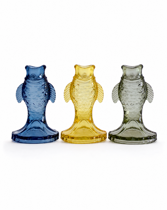 Kerzenständer Fisch — 3-farbig